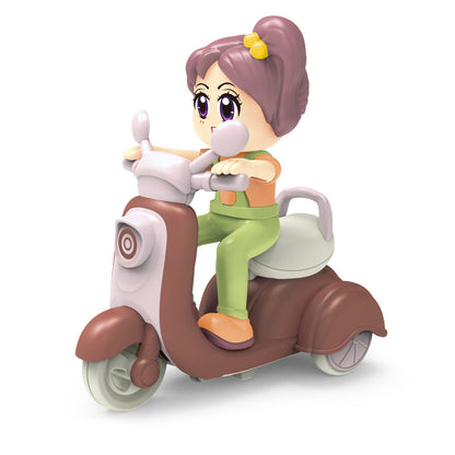 Mini Cartoon Motorbike Toy